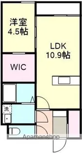 AKURA玉島【1階】の間取り