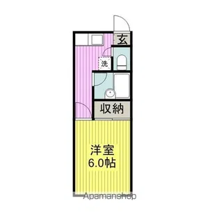 フレンドハウス【2号号室】の間取り
