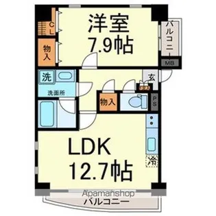 ラ・カンパネーラ【703号室号室】の間取り