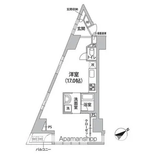 ロリエ銀座【8階】の間取り