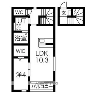 メゾン・ド・ハシヌマ A棟【2階】の間取り