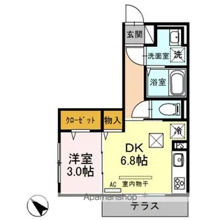 プロシード【1階】の間取り