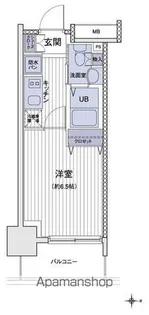 エスティメゾン大島【5階】の間取り