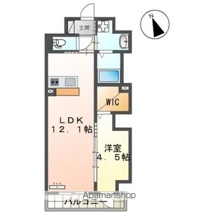 TIARA本町【5階】の間取り