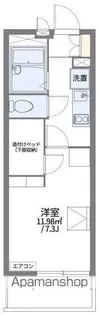 レオパレス千世【2階】の間取り