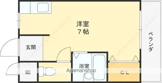 ミルフォード大東【2階】の間取り