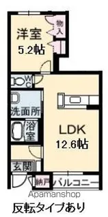 シャーメゾン神辺【B101号室】の間取り