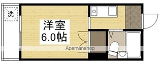 サンハイツ岡大Ⅰ【3階】の間取り
