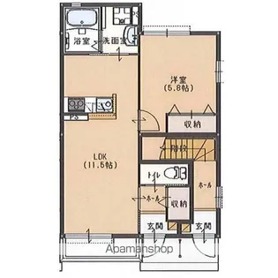 イーストビラ A【102号室号室】の間取り