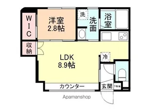 インテグラル ブリージョ【203号室】の間取り