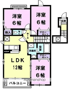 ファータル・K【2階】の間取り