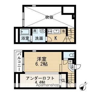 グランシェルズ【1階】の間取り