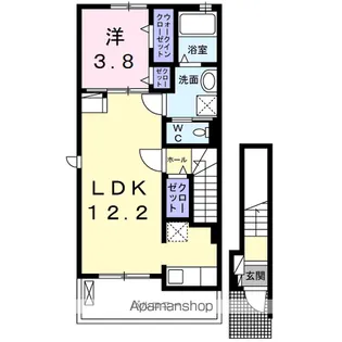 ルピナス【2階】の間取り