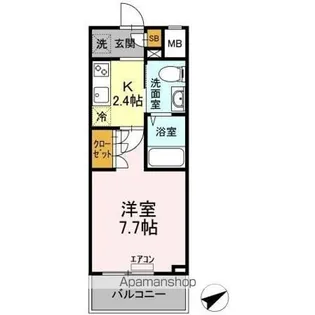 イーストサイドレジデンス【3階】の間取り