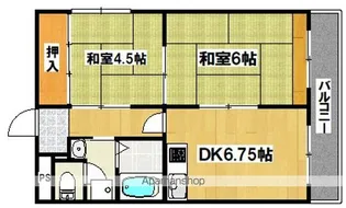 コーポ登和【1階】の間取り
