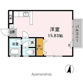 ハピネス本郷Ⅰ【1階】の間取り
