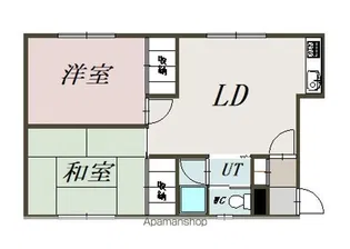 YMコーポ【201号室】の間取り