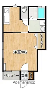 セレスト【102号室】の間取り