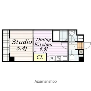 プロヴァンスヒルズ新宿【1階】の間取り