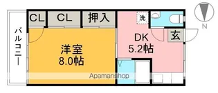 日の出マンション【2階】の間取り