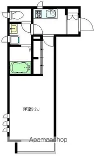 ボヌール下北沢【201号室】の間取り