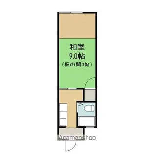 パティオミタケ【3号室】の間取り