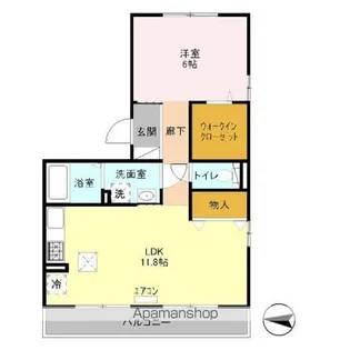 サキクサノ郷Ⅲ【1階】の間取り