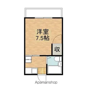 サニーハイツB【201号室】の間取り