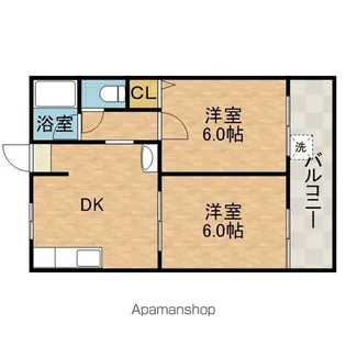 藤原ハイツ【1階】の間取り