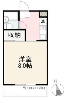 ハーモニースクエア瓦町【3階】の間取り