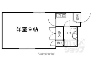 フォース肥後町【201号室】の間取り