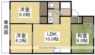 グリーンズパレス【1階】の間取り