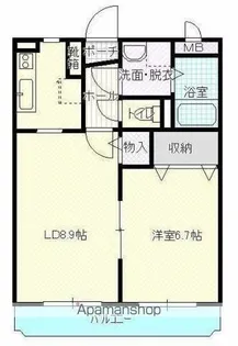 FIELDⅠ【Ⅰ-203号室】の間取り