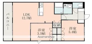 (セキスイ)エミネント出仲間【2階】の間取り