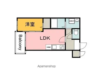 トラスティレジデンス地御前 西館【1階】の間取り