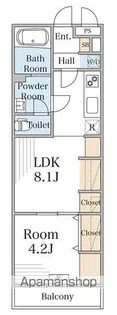 リブリ・ダイワクレストⅡ【3階】の間取り