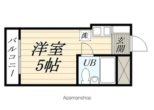 プラーズ花月園【902号室】の間取り
