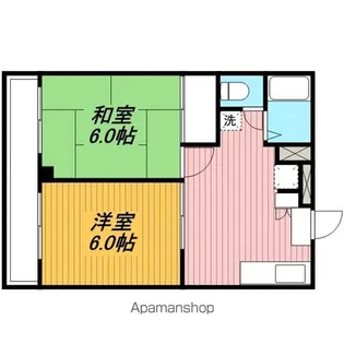 コンフォール長沼【203号室号室】の間取り