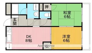オリーブハイツ【3階】の間取り