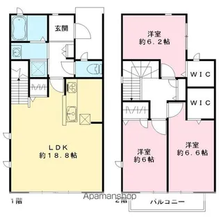 シーズンステージ八事表山【A-2号室号室】の間取り