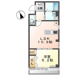 ROOFER【3階】の間取り