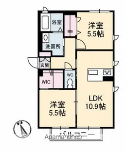 シャーメゾンTOKIWA【1階】の間取り