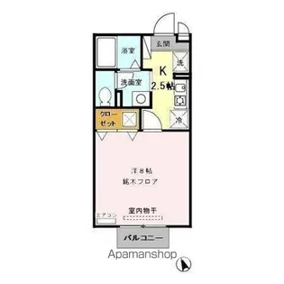 ヴィクトリータカラ【102号室】の間取り