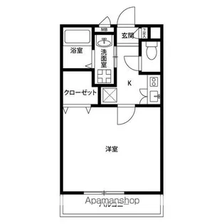 アンプルール リーブル BUNGA【2階】の間取り