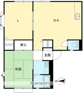 サンライフ安倉【101号室号室】の間取り