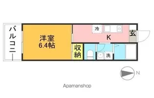 ARTHUR HILTS大橋南【1階】の間取り