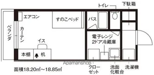 ドーミー高松錦町【406号室】の間取り
