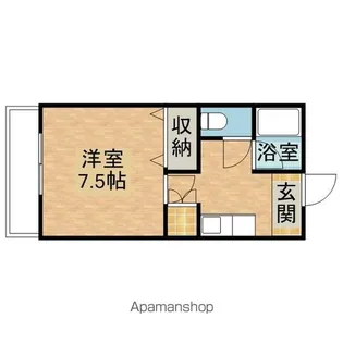 グランドハイム【1階】の間取り