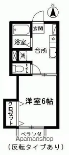ビレッジいずみ【201号室】の間取り