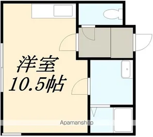 MハウスⅢ(エムハウススリー)【1階】の間取り